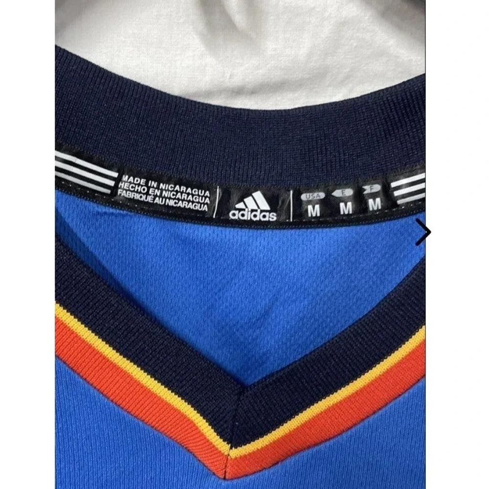 Adidas Oklahoma City Thunder Kevin Durant 35 NBA Jersey Mens Medium Blue